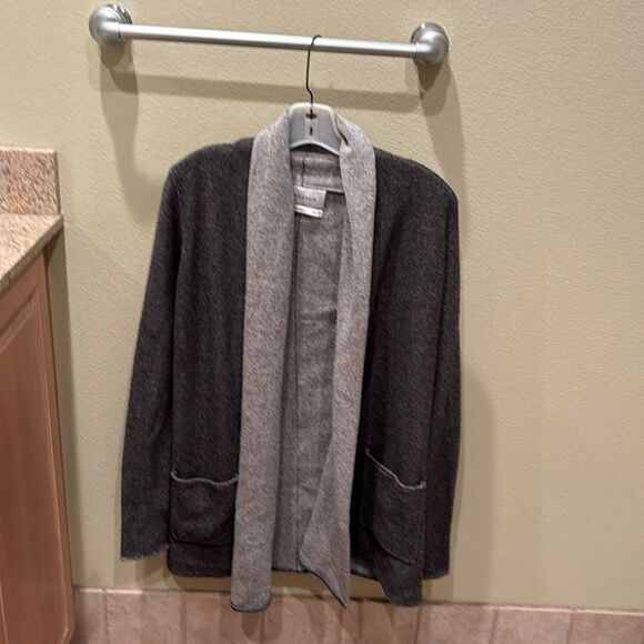 Babaton Sweaters - Babaton woman's dark grey and light grey cardigan